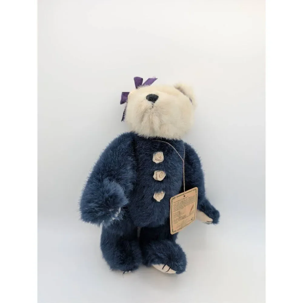 Boyds Bears Guinella Blue and Ivory Bear Plush 12